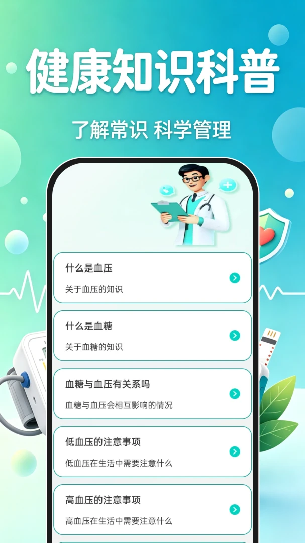 血压血糖记录手机版正式版1.0.0 免费版截图2