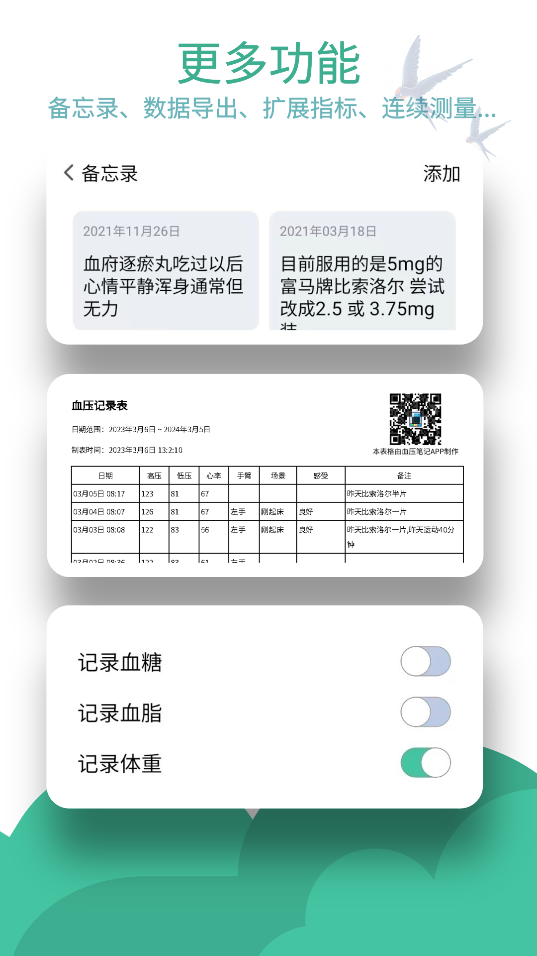 血压笔记官方版2026最新版5.0.2 安卓版截图4