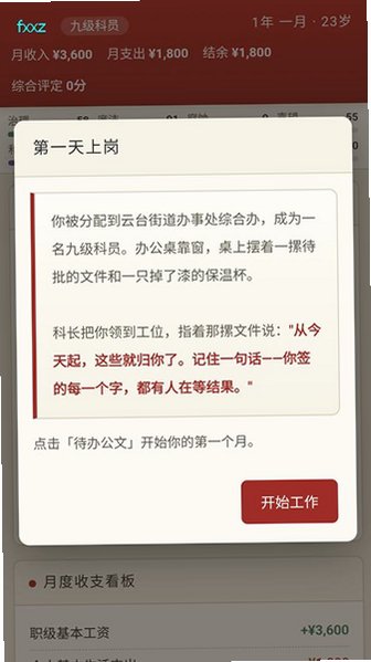 仕途2人生模拟器最新版本v1.0.0安卓版截图2