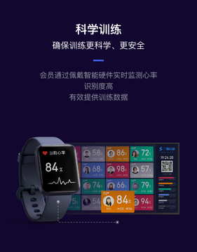 智慧运动健康 心率监测科学锻炼 配图