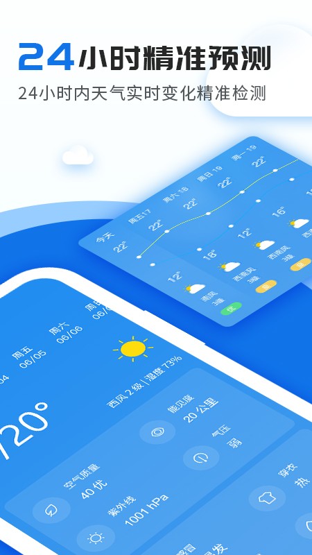 天气预报精准查软件 手机自带天气与专业App对比