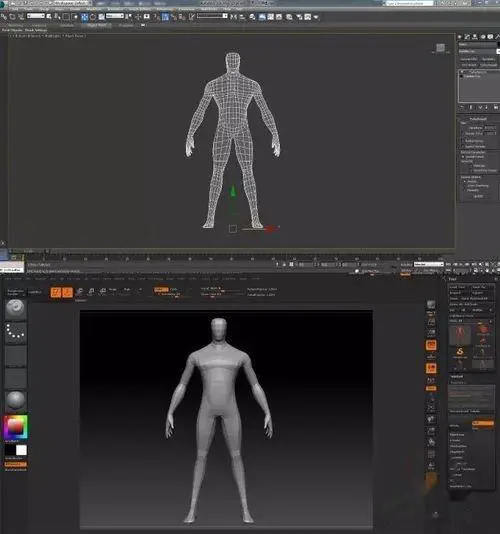 Zbrush角色建模 从球体到完整模型流程