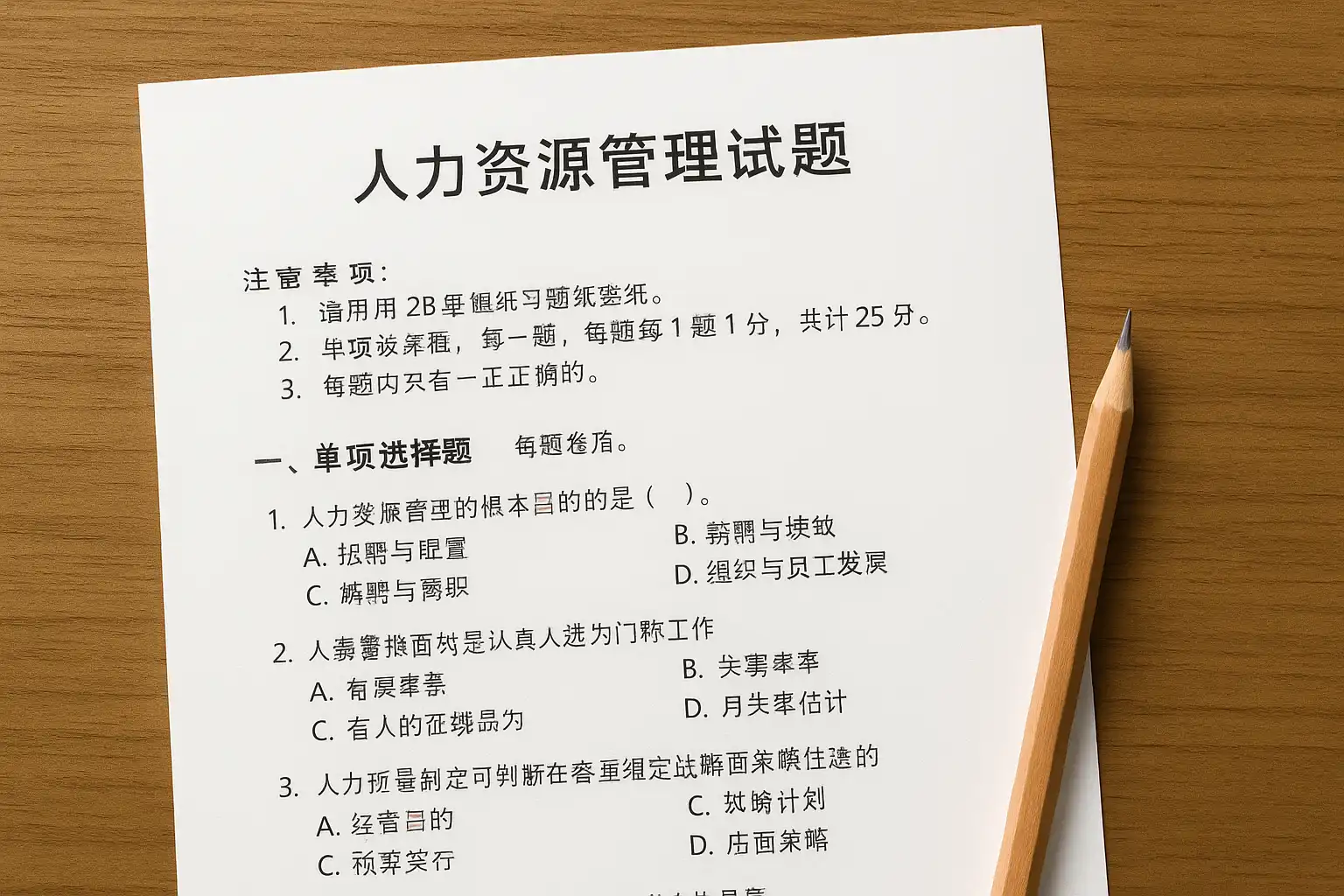人力资源师真题库招聘配置高频考点解析