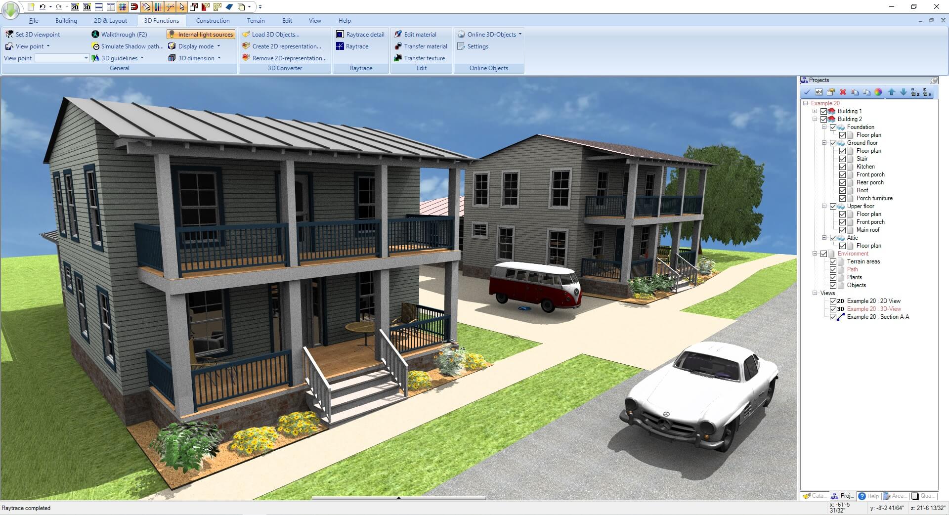Ashampoo 3D CAD Architecture (阿香婆三维建筑设计软件) 渲染出图 新手避坑 经验分享