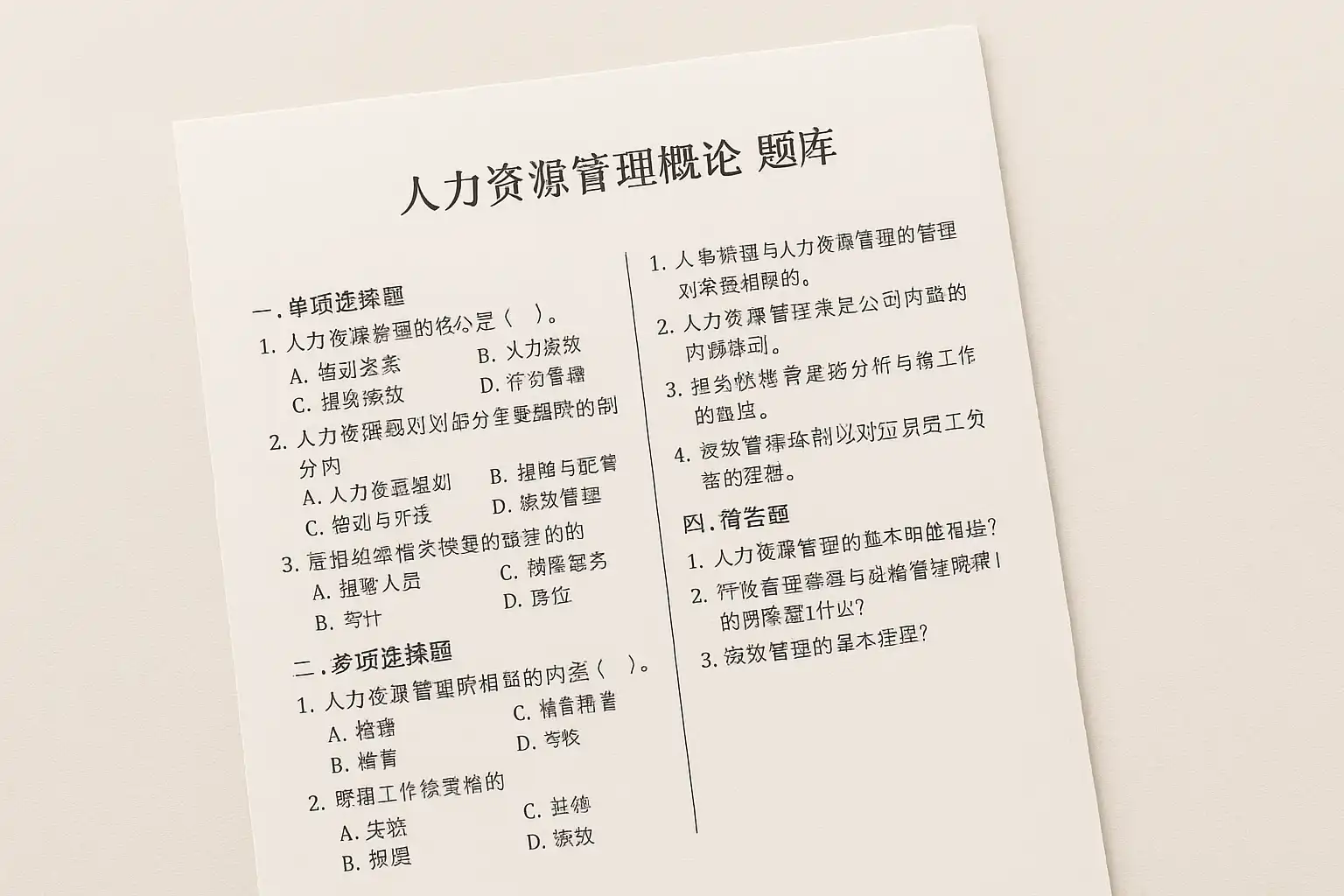 ������Դʦ����ⱸ����������븴ϰ�ƻ�