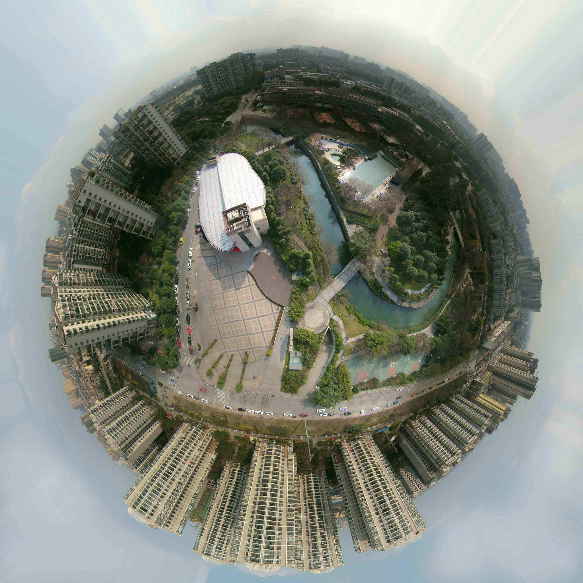 Circular Studio for Mac(球形全景图制作软件) 导出设置和成品效果对比