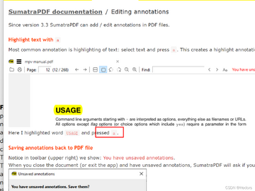 Sumatra PDF�Ķ����湦�ܱ�עչʾ