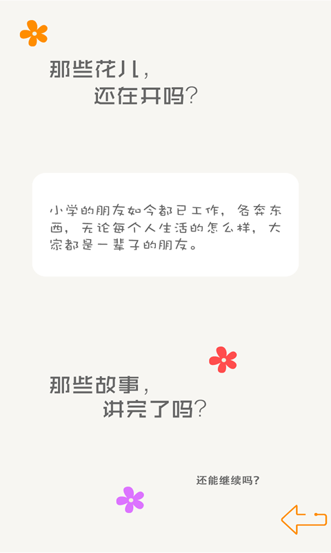 我们的秘密那时花开手机中文完整版缓存下载界面