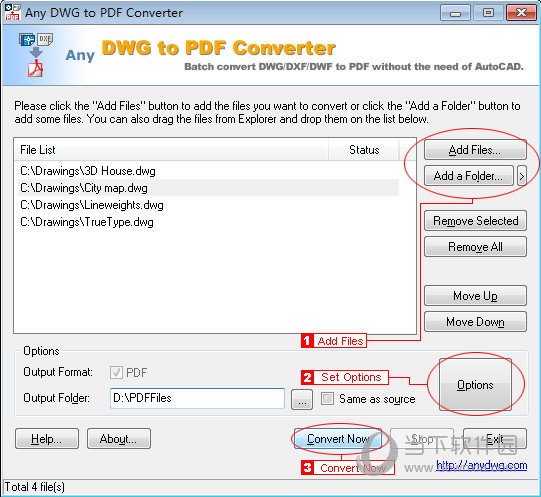 DWG批转PDF工具一键高效转换 批量处理图纸的软件界面和操作流程