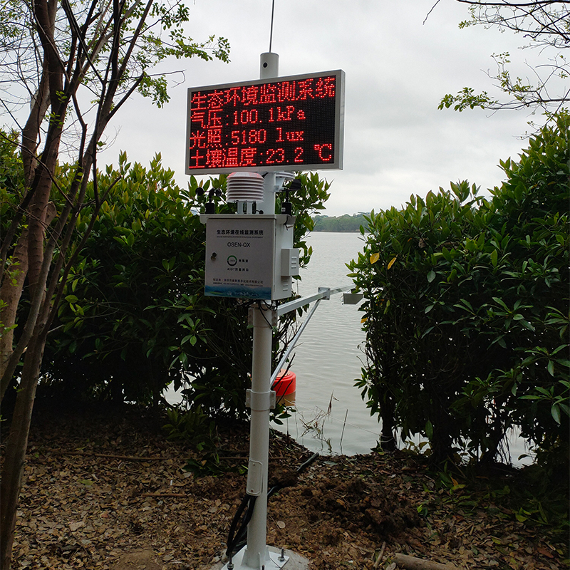 环保监测预警传感器布点现场安装实拍