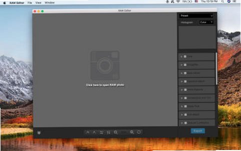 RAW Editor for Mac(专业RAW图片编辑器) RAW Editor for Mac(专业RAW图片编辑器)