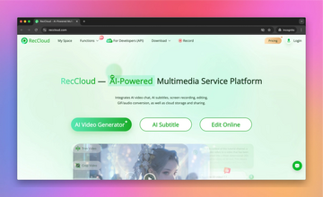 reccloud�ٷ�����������°� ���������汾ѡ��Ա�ͼ