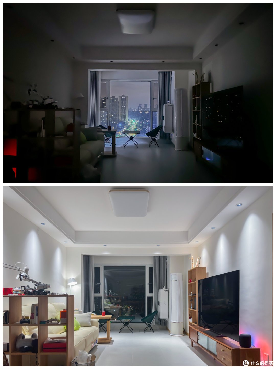 夜樱智控全屋自动化场景配置 客厅卧室灯光联动效果图
