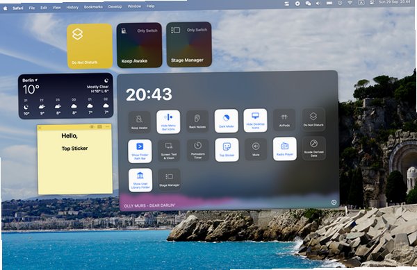 OnlySwitch Mac免费开源的菜单栏工具截图3