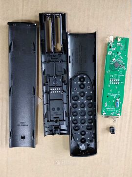 电视机遥控器拆解清洁 导电橡胶触点修复配图