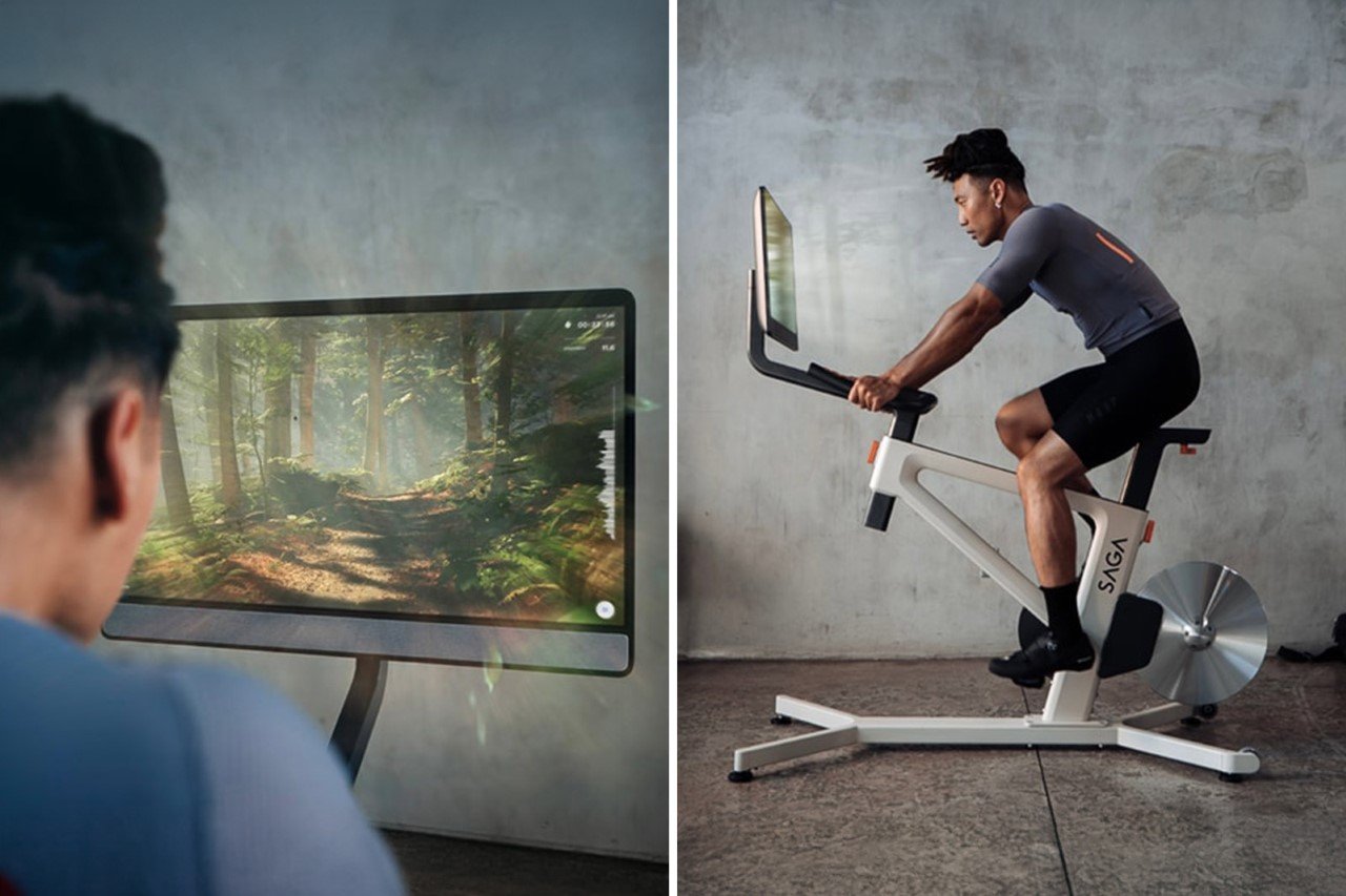 HoloSport全息运动新体验未来健身潮流 家用全息健身设备实拍场景