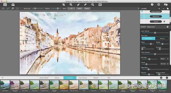 JixiPix Artista Impresso Pro for Mac 参数调节面板操作配图