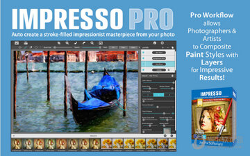 JixiPix Artista Impresso Pro for Mac 油画效果对比展示配图