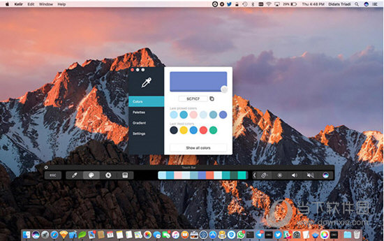 Kelir Pro for Mac(屏幕取色工具) 整体界面与取色功能演示