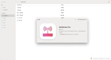 Network Speed Monitor for mac(网络速度监视器)菜单栏显示实时网速和流量统计效果图