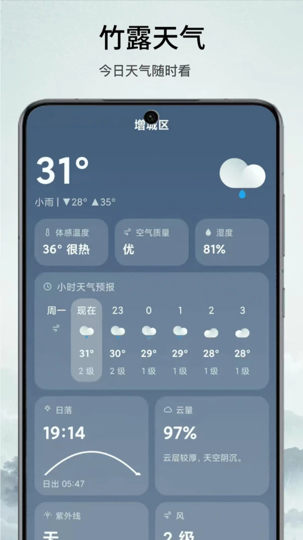 竹露天气1.6.0 安卓版截图0