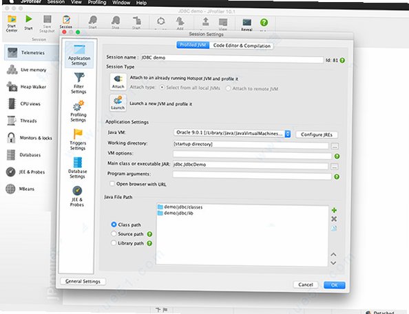 JProfiler for MacרҵJava JVM�����������߽�ͼ2