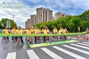 农百路骑行路线 非机动车道实拍