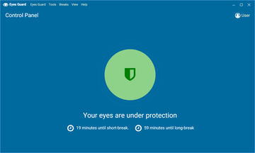 EyeGuard护眼距离助手软件 电脑端设置界面 护眼提醒弹窗效果图