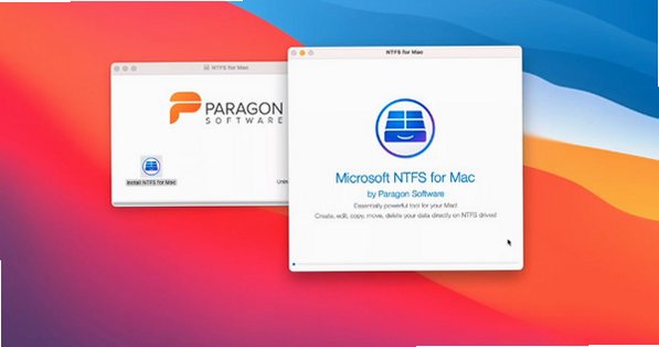 Microsoft NTFS for Mac by Paragon下载 Windows NTFS硬盘读写驱动截图0