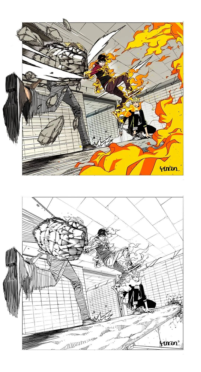 屯漫热血战斗漫画高能分镜截图