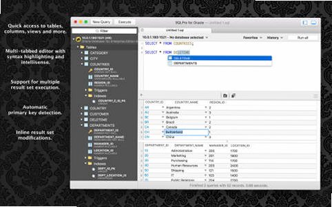 SQLPro for Oracle Mac(Oracle数据库客户端) SQLPro for Oracle Mac(Oracle数据库客户端)