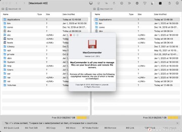 MaxCommander for Mac ˫�����ļ��������߽����ͼ