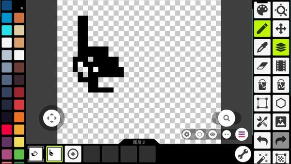 Pixel像素板手机平板像素画App绘画操作展示