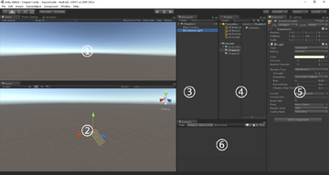 Glow Unity 主界面功能分区新手讲解配图
