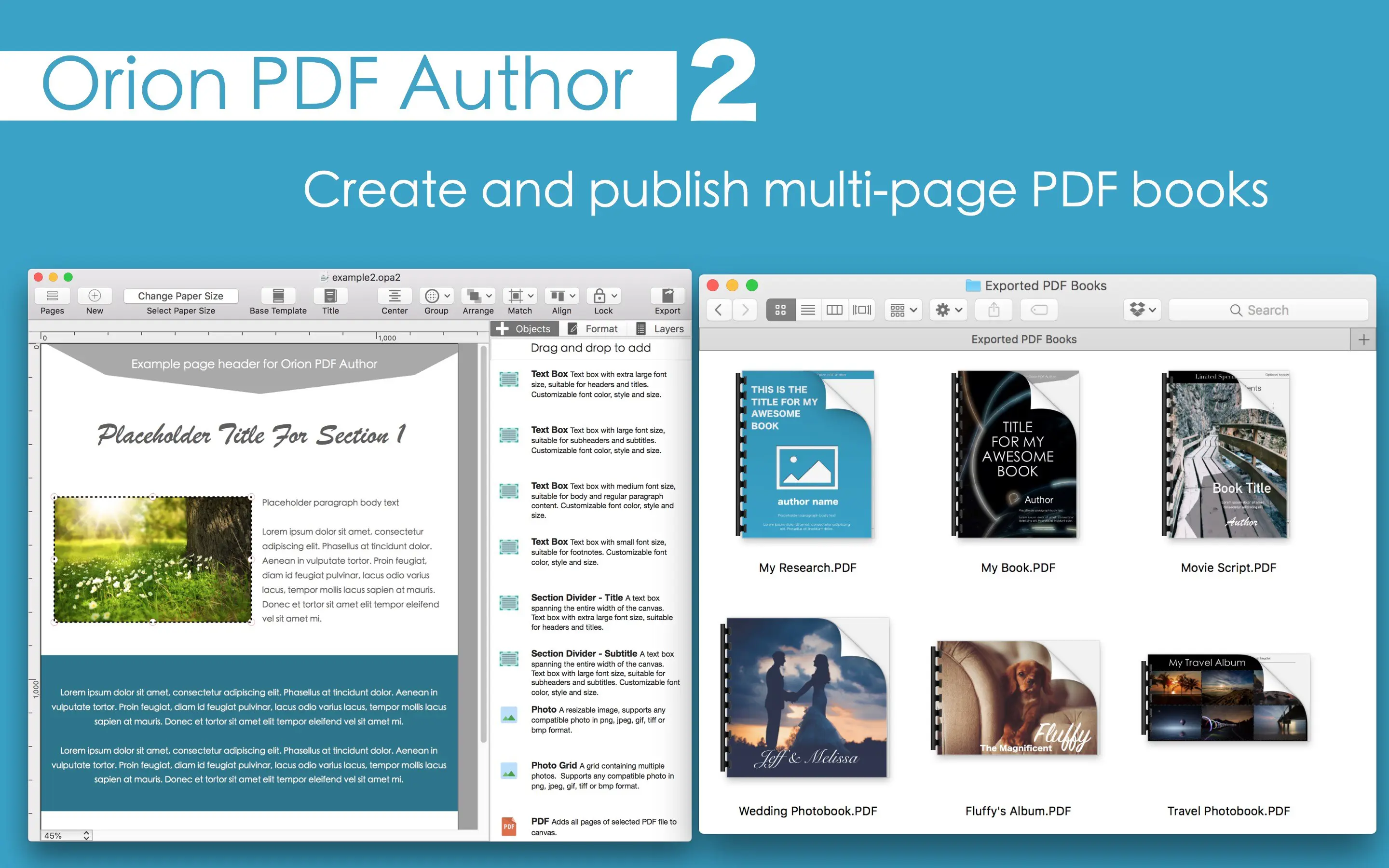 Orion PDF Author for Mac���԰� ��עǩ���������д����չʾ
