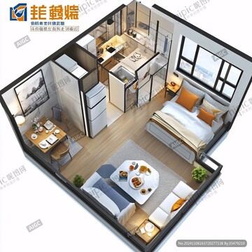 Deep装修设计AI一键生成全屋方案效果图展示