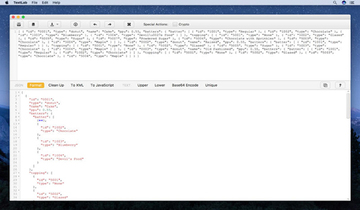 TextLab for Mac(�����ʽת������) JSONתXMLʵ�ʲ�����ͼ ת�����չʾ