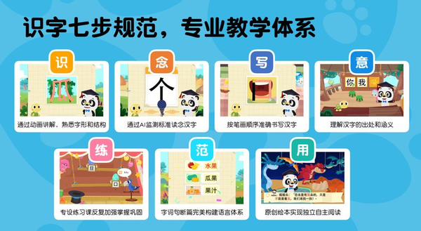 熊猫博士识字 孩子在生活中认字识字的场景