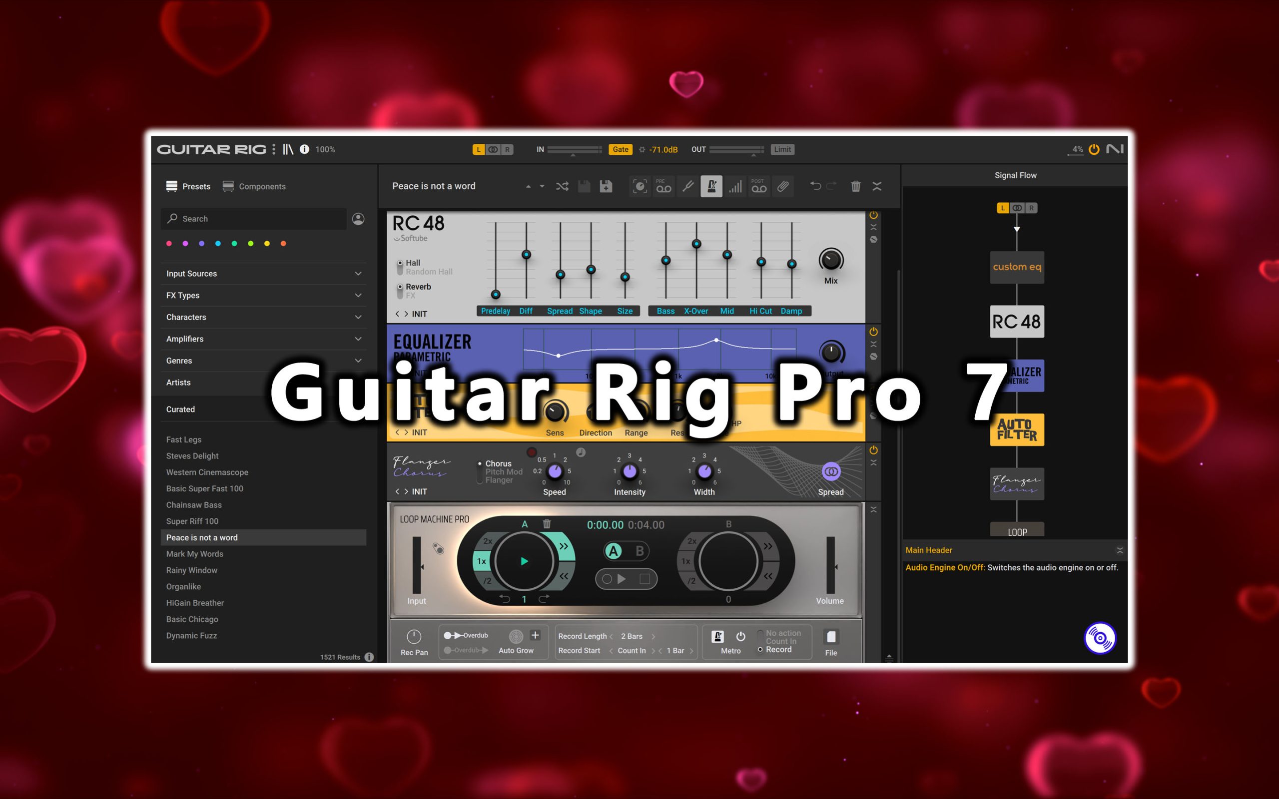 Guitar Rig7 Pro for Mac ���ذ�װ�̳� ����Ч������������