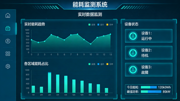 绿能智控系统能耗调控策略设置页面截图