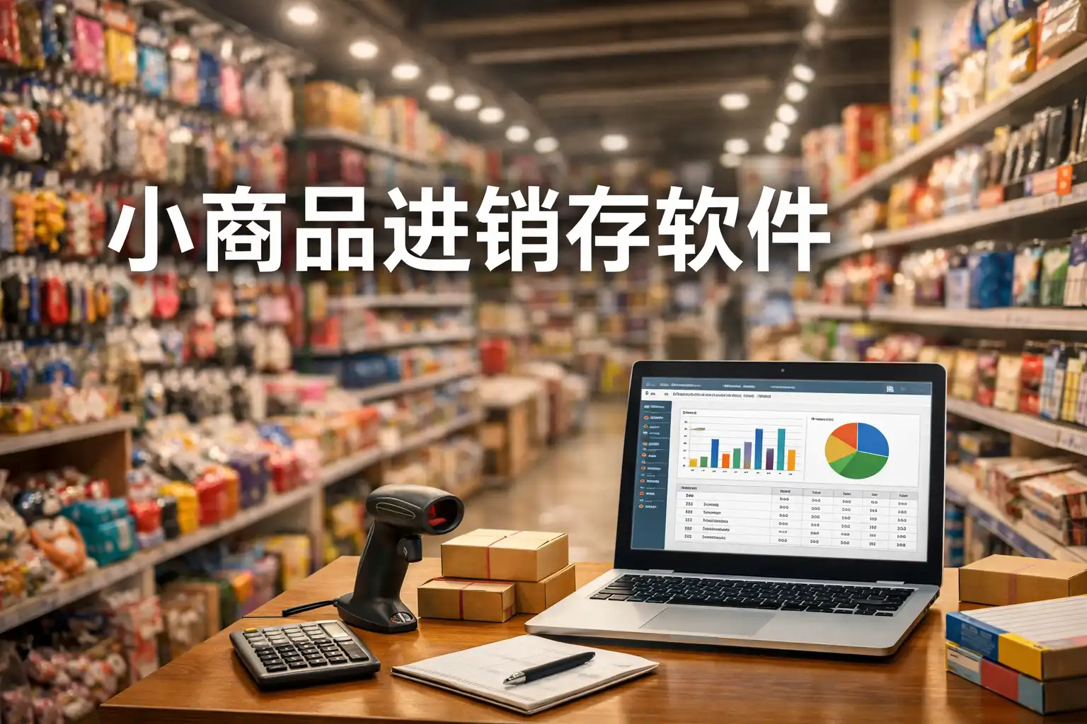 小管家进销存软件 库存管理界面和低库存提醒截图
