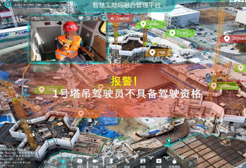 施工眼智慧工地实时监控报警提醒与远程巡检画面