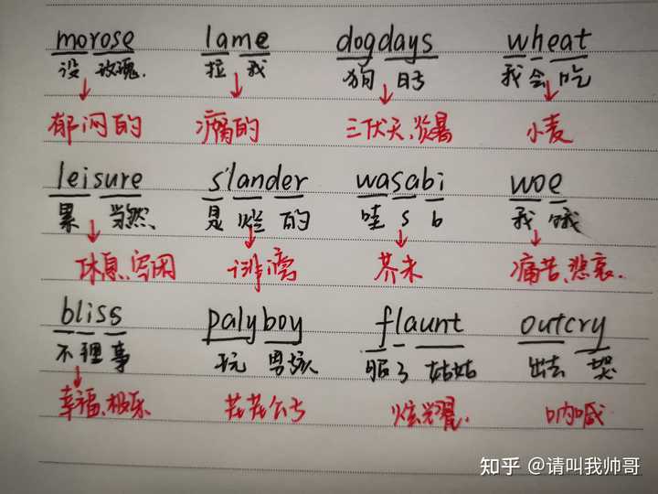 单词速记高效方法三天背完一本词汇书 背单词技巧配图