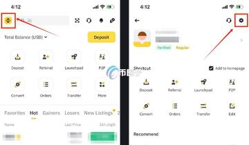 BinanceAndroid�������İ����Ľ�������չʾͼ