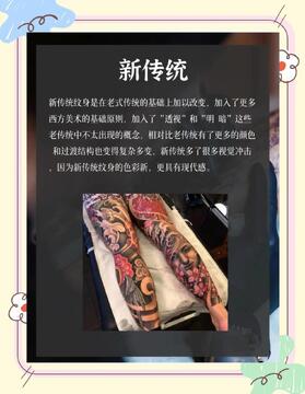 纹身设计挑选注意事项与部位搭配图