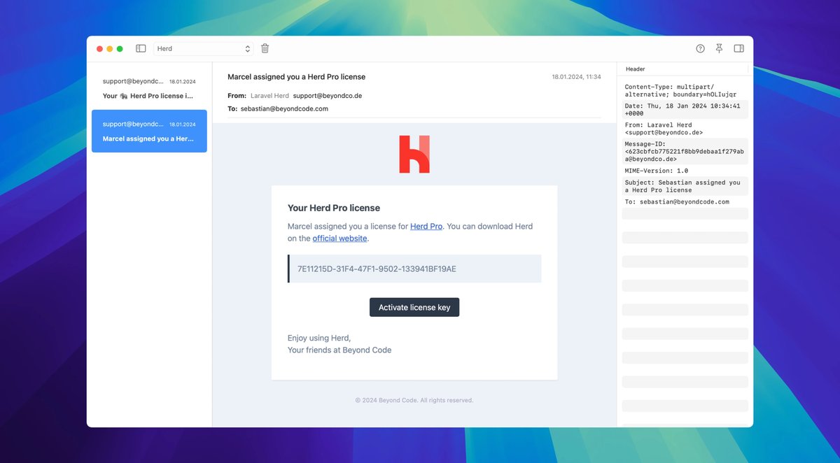 Laravel Herd Pro Mac版 PHP本地开发环境工具 界面总览与功能模块展示