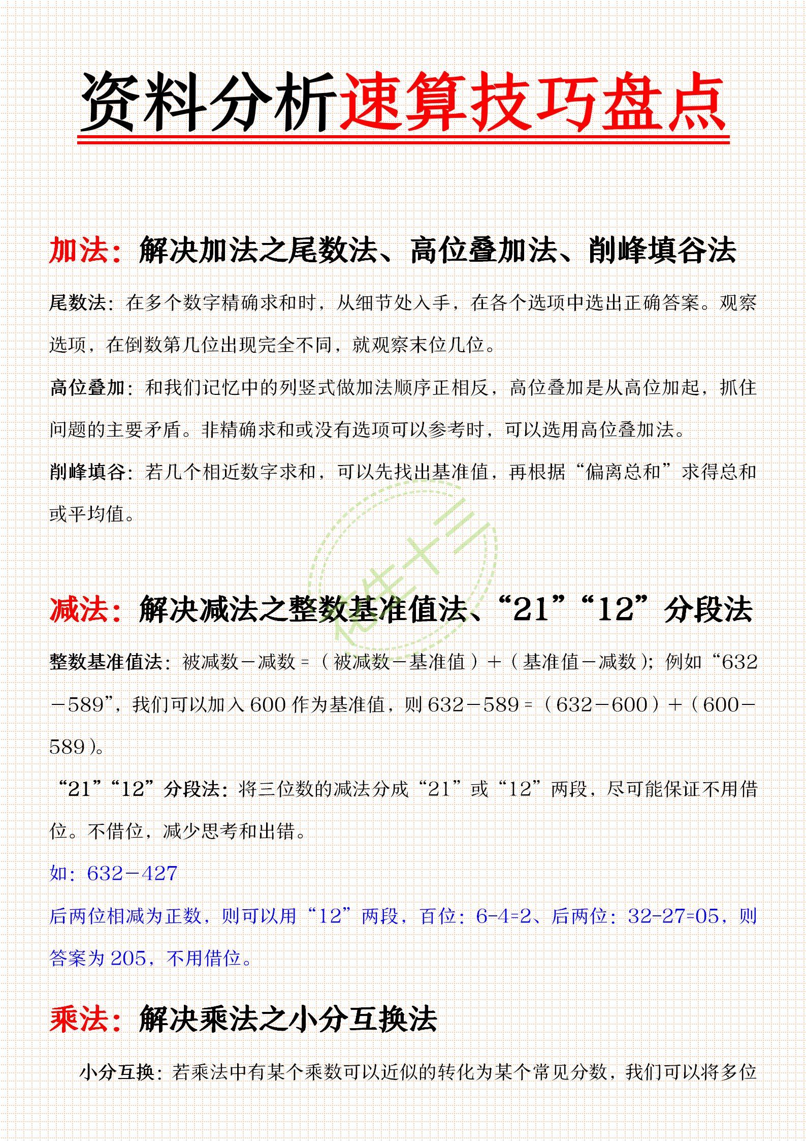 鹿小贝行测助手-资料分析提分 行测资料分析备考提分技巧总览