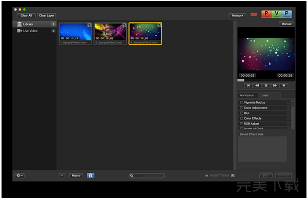 Provideoplayer2 for Mac电脑版 软件主界面 使用效果展示
