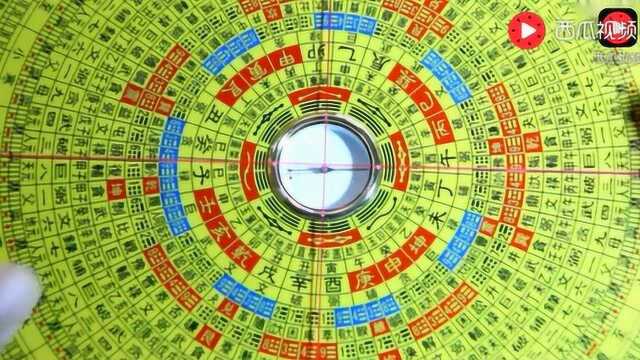 风水电子罗盘手持定向实操步骤演示图