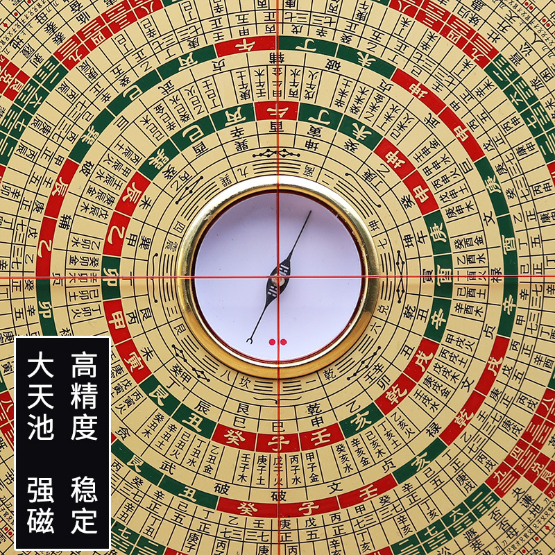 风水电子罗盘校准与精度实测对比图